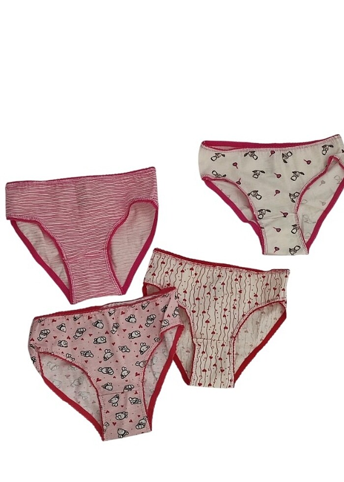 Kız Çocuk Külot 4 lü Fiyat  - Görsel 2