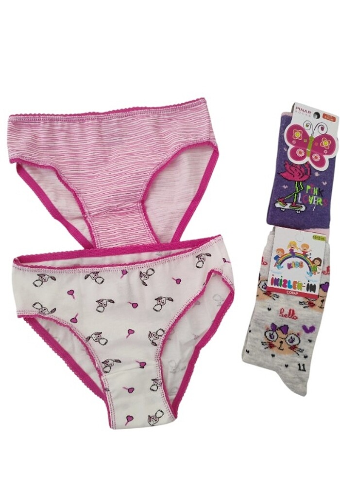 Kız Çocuk Külot 4 lü Fiyat  - Görsel 3