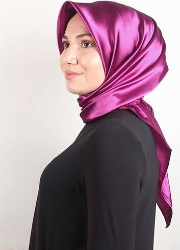 4moms 1 Adet Saten Eşarp Beyaz 80*80
