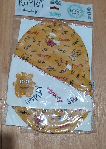 Çizgili Bebek Bere Şapka - Görsel 2