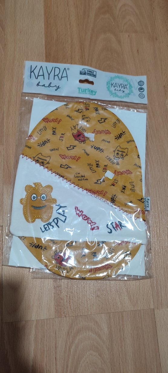 Çizgili Bebek Bere Şapka - Görsel 2