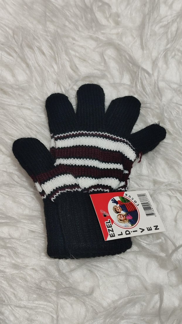 Çizgili Kız
Erkek Eldivenleri, Renkli Örgü - Görsel 2