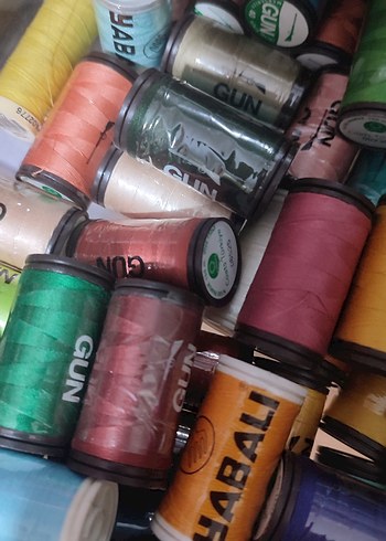 10 Adet Çeşitli Renklerde El İşi İplikleri - Görsel 8