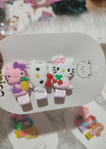 7 li Renkli Pop Kültür Çocuk Toka ve Bant Seti - Görsel 13