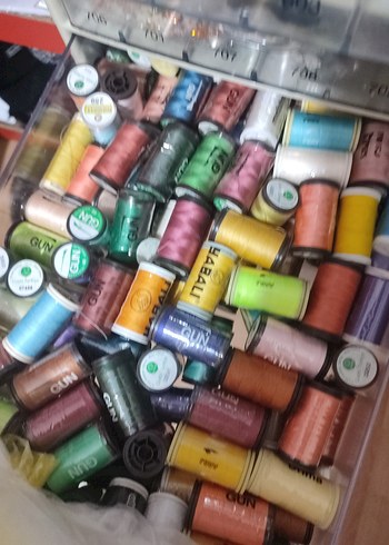 5 li Renkli Dikiş İplikleri Seti - Görsel 2