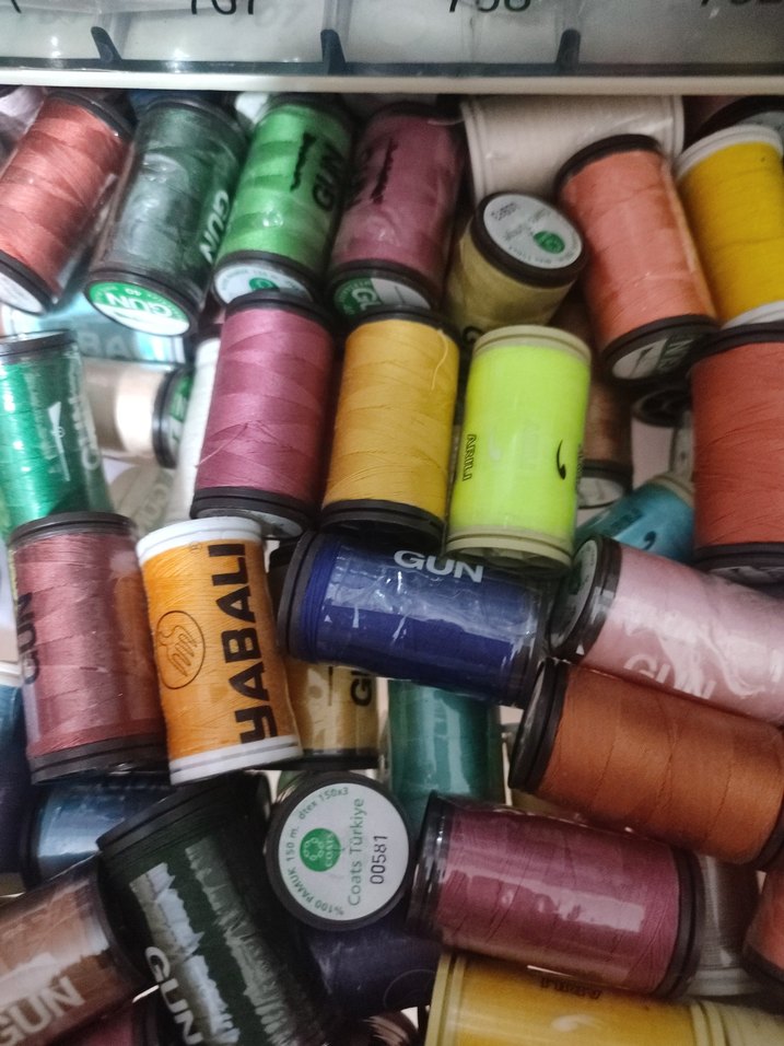 5 li Renkli Dikiş İplikleri Seti - Görsel 4