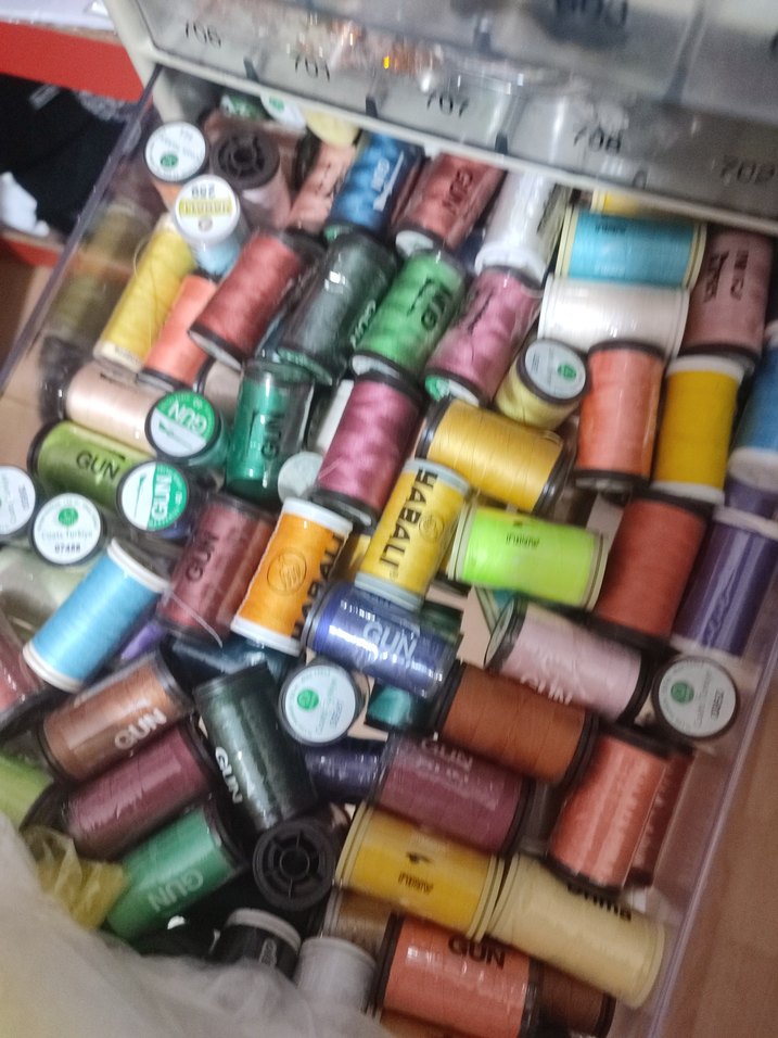 5 li Renkli Dikiş İplikleri Seti - Görsel 2