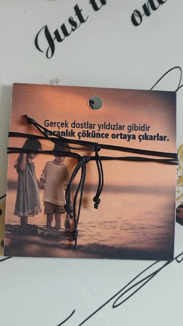 Best Friend Siyah Bohem Bileklik - Görsel 3