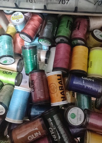 5 Adet Renkli Nakış İplikleri Seti - Görsel 8