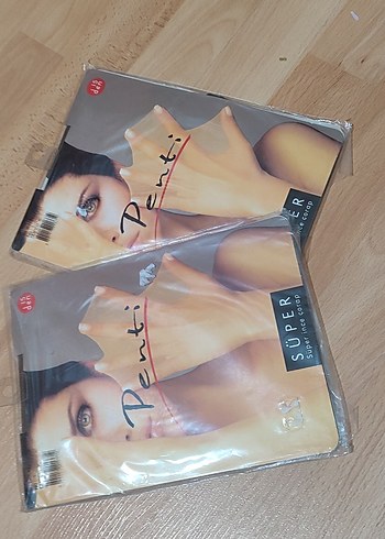 Bej Mini Parlak Desenli Kadın Çorap - Görsel 4