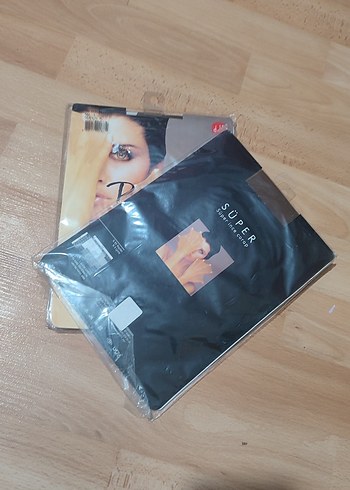 Bej Mini Parlak Desenli Kadın Çorap - Görsel 3