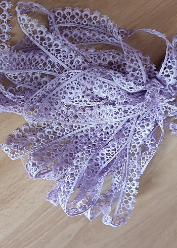 10 Metre Bohem Dalgalı Sarı Dantel Şerit - Görsel 9