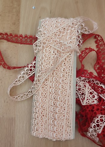 10 Metre Bohem Dalgalı Sarı Dantel Şerit - Görsel 12