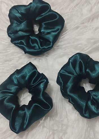 Renkli Saten Lastikli Saç Tokaları - Görsel 4