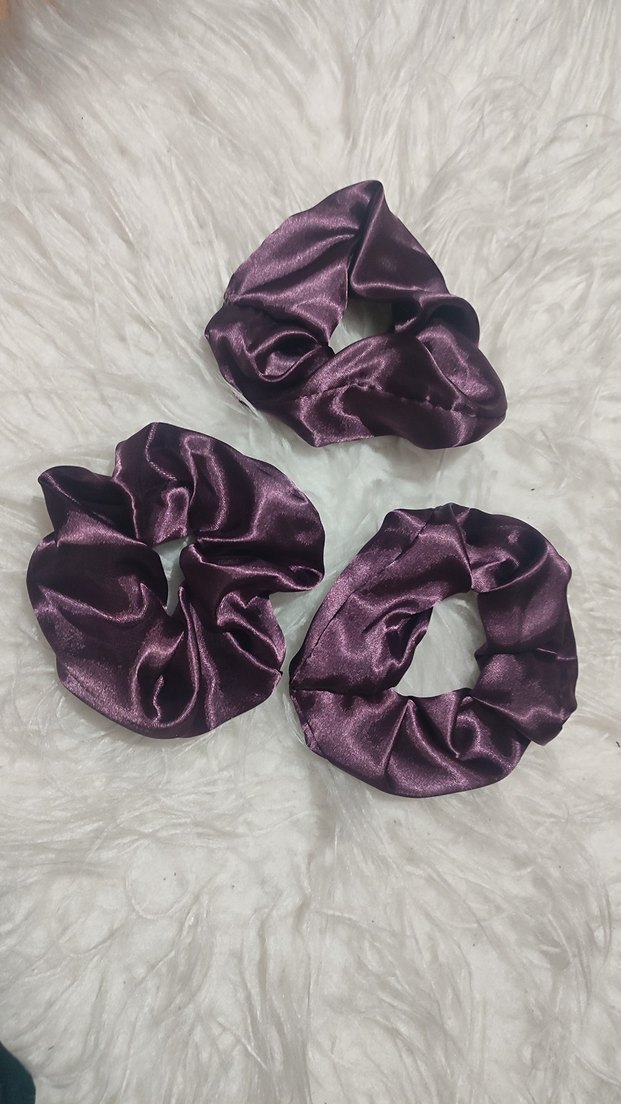 Renkli İpek Görünümlü Elastik Toka Seti - Görsel 2