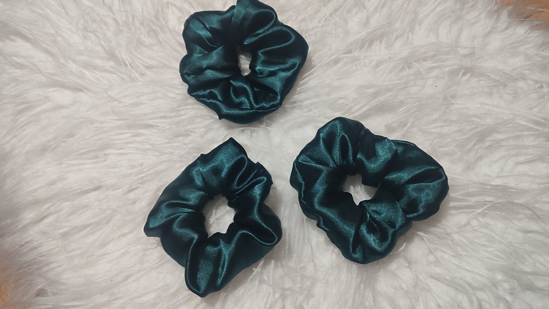 Renkli İpek Görünümlü Elastik Toka Seti - Görsel 4