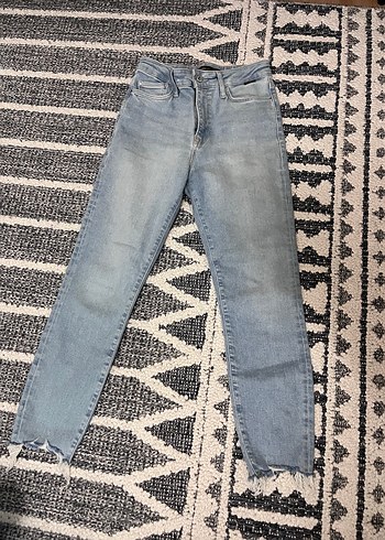 Mavi Marka Yuksek Bel Denim Jean
