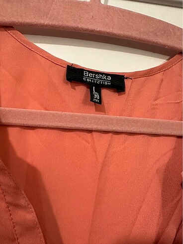 l Beden pembe Renk Bershka Gömlek