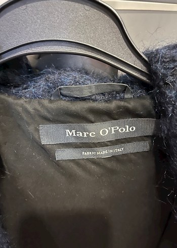 Kürklü Mavi Midi peluş kaban - Görsel 4