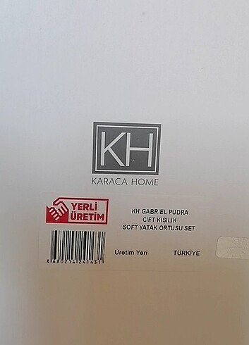Beden Karaca sıfır çift kişilik yatak örtüsü seti