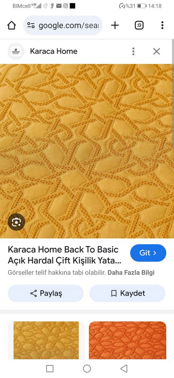 Karaca sıfır çift kişilik yatak örtüsü - Görsel 4