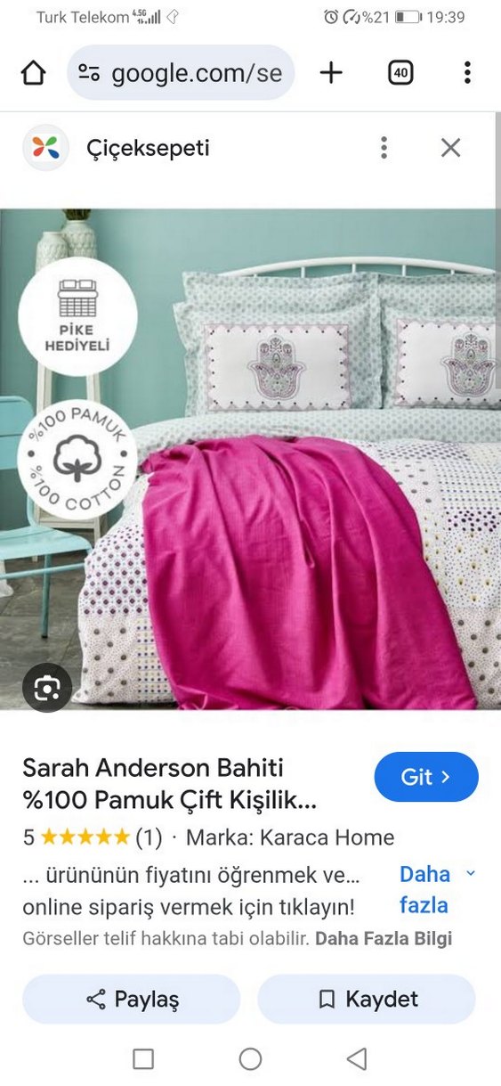 Karaca pikeli nevresim takımı - Görsel 4