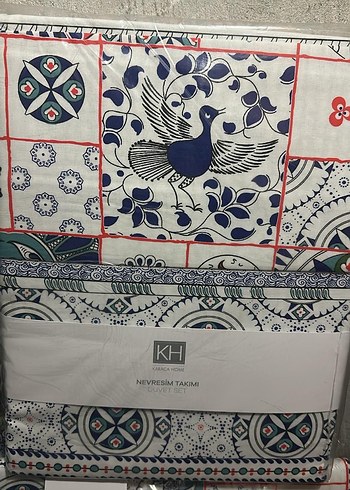 Karaca Home Aina Lacivert %100 Pamuk Nevresim Takımı - Görsel 3