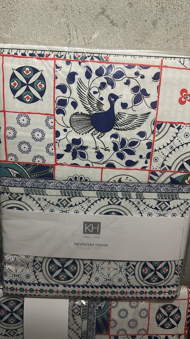 Karaca Home Aina Lacivert %100 Pamuk Nevresim Takımı - Görsel 3