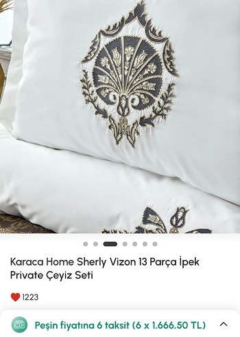 Karaca Home Sherly 13 Parça Gri Desenli Yatak Seti - Görsel 7