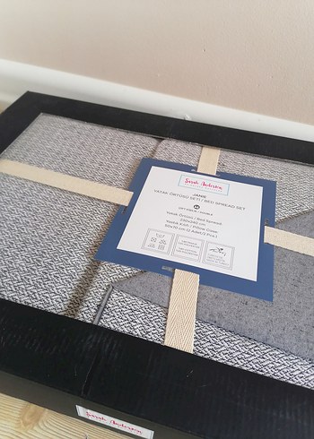 Karaca sıfır çift kişilik yatak örtüsü - Görsel 2