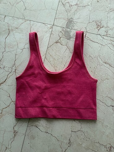 Diğer İkili Fitilli Crop Pembe Mavi Crop