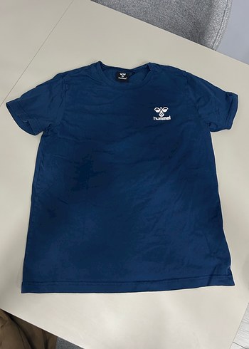 Hummel Lacivert Kısa Kollu Tişört