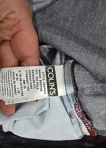 30 Beden lacivert Renk Colin's kot