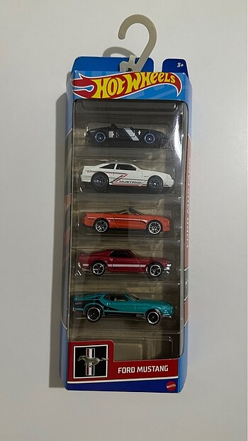 Mustang beşli set hot wheels