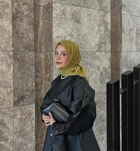 Valorscarf yağ yeşili eşarp