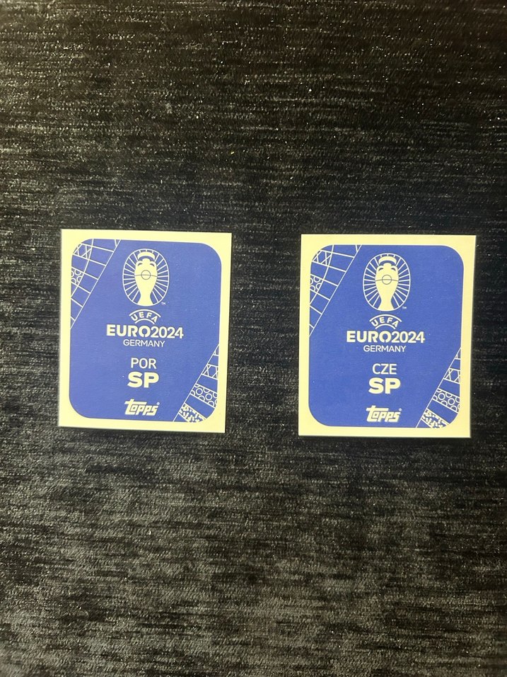 İmzalı Gold Sp sticker 2 adet- Euro 2024 çıkartma albüm çıkartma - Görsel 2
