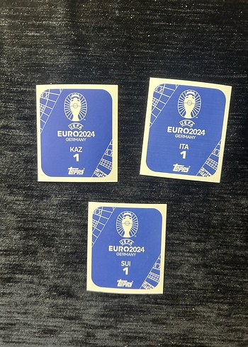 3 adet Euro 2024 mor paralel nadir çıkartma - Görsel 2