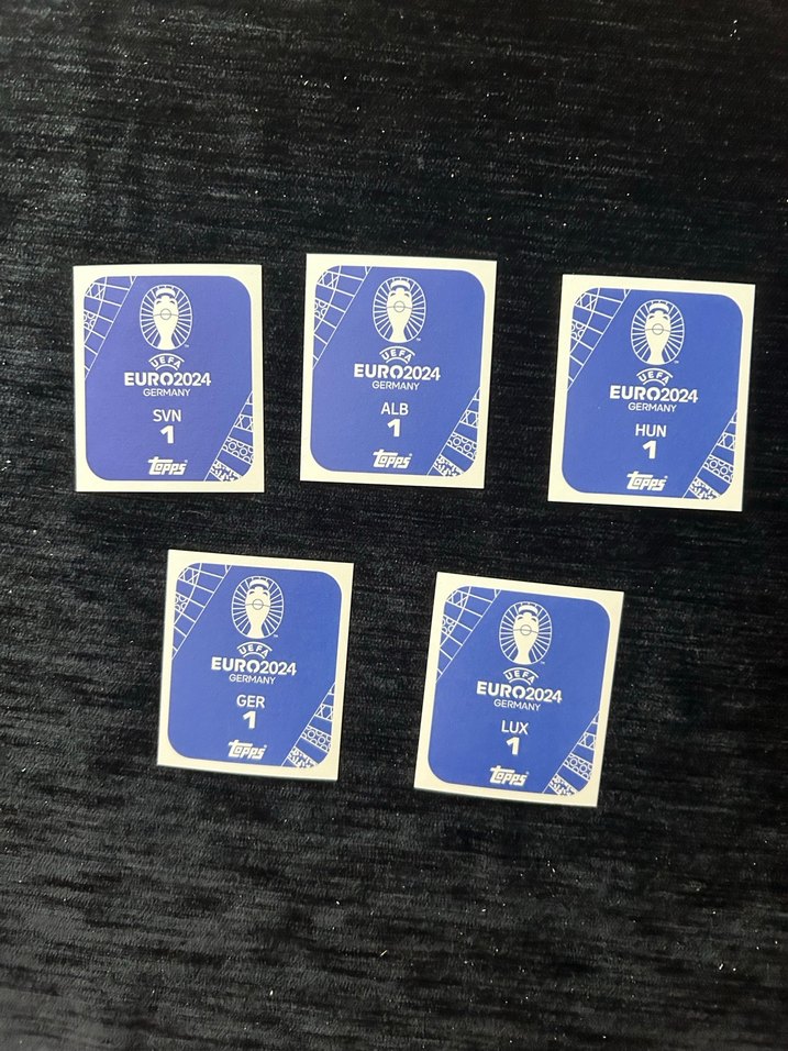 5 adet mor paralel nadir logo çıkartma Euro 2024 albümünden - Görsel 2