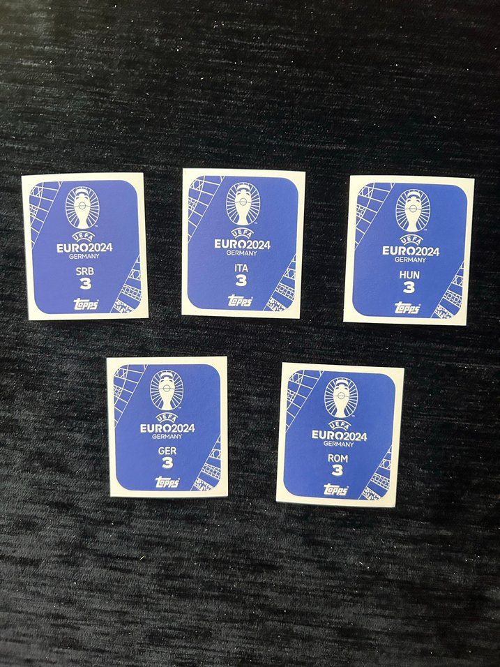 5 adet mor paralel nadir çıkartma Euro 2024 albümünden - Görsel 2