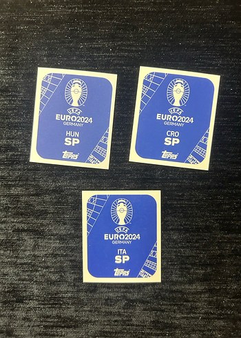 İmzalı Gold Sp sticker 3 adet- Euro 2024 çıkartma albüm çıkartma - Görsel 2