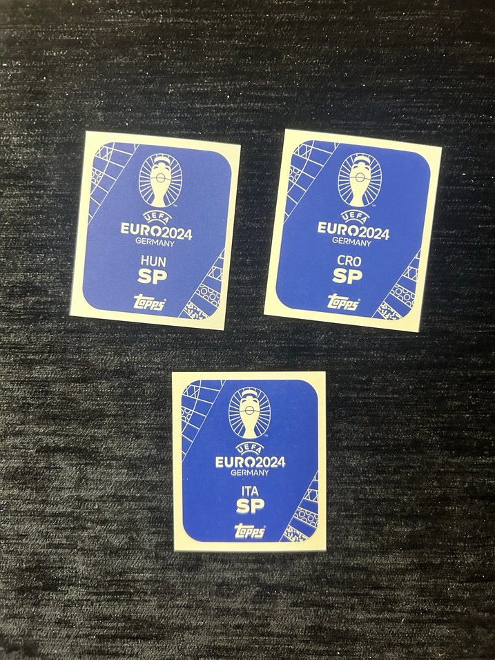 İmzalı Gold Sp sticker 3 adet- Euro 2024 çıkartma albüm çıkartma - Görsel 2