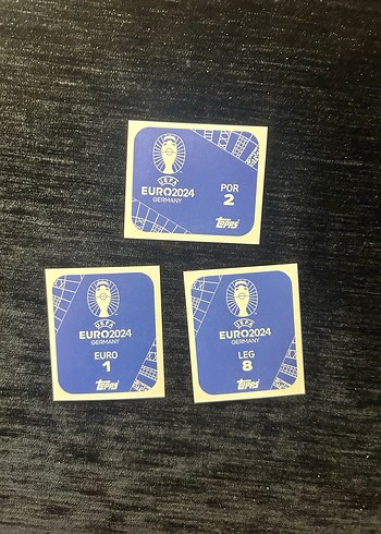 Cristiano Ronaldo, Zidane ve kupa özel folyo sticker Euro 2024 - Görsel 2