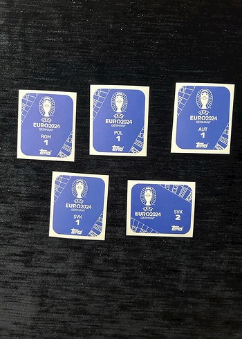 5 adet mor paralel nadir çıkartma Euro 2024 albümünden - Görsel 2