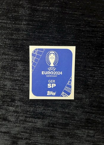 Leroy sane imzalı gold star player Euro 2024 sticker - Görsel 2
