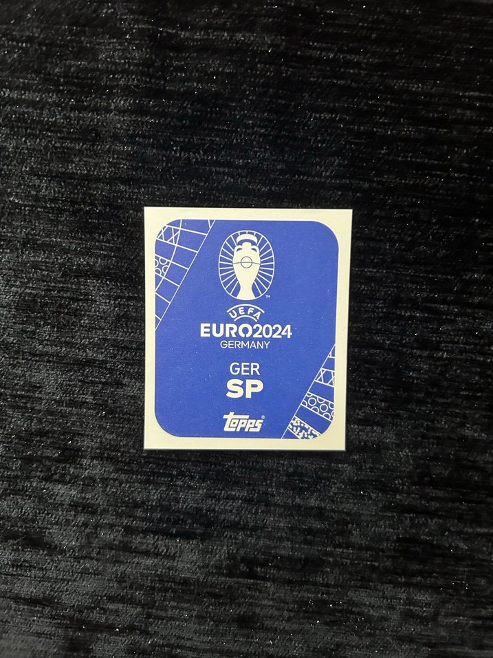 Leroy sane imzalı gold star player Euro 2024 sticker - Görsel 2