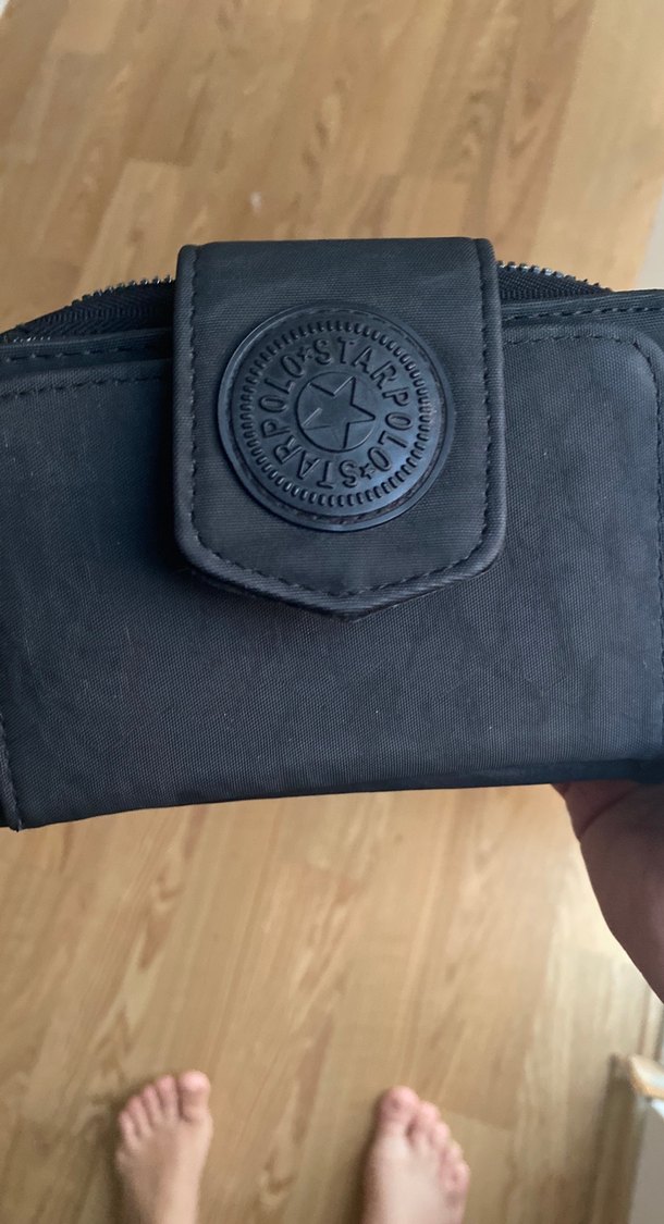 Siyah Fermuarlı Deri Kadın Cüzdan - Görsel 2