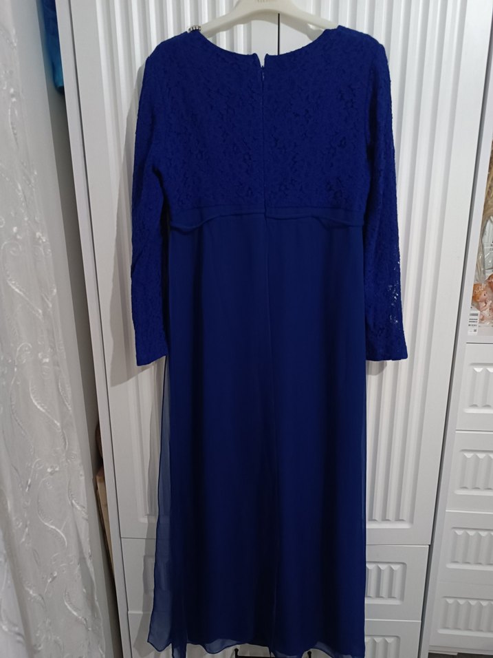 Uzun Kol Abiye Elbise - Görsel 3