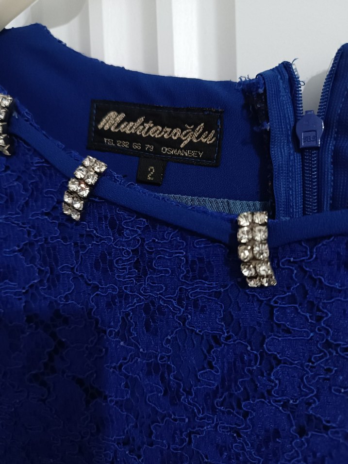 Uzun Kol Abiye Elbise - Görsel 2