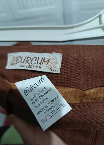 Düğmeli Kahverengi Uzun Etek - Görsel 3