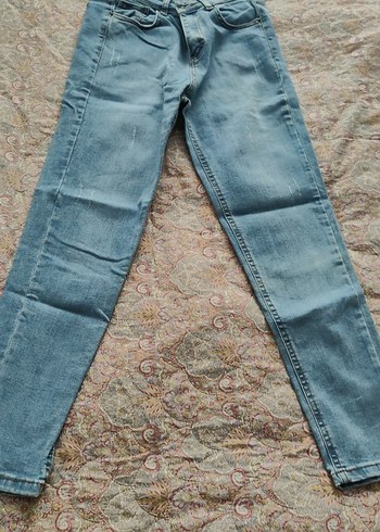 Topshop Acik Mavi Slim Fit Denim Jean